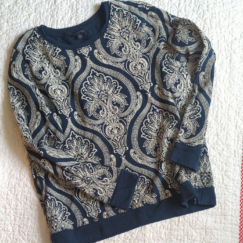 Lands End Decorated Sweatshirt